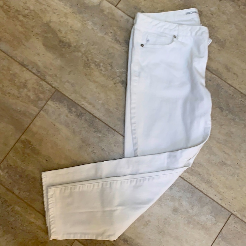 White Michael Kors skinny jeans size 6